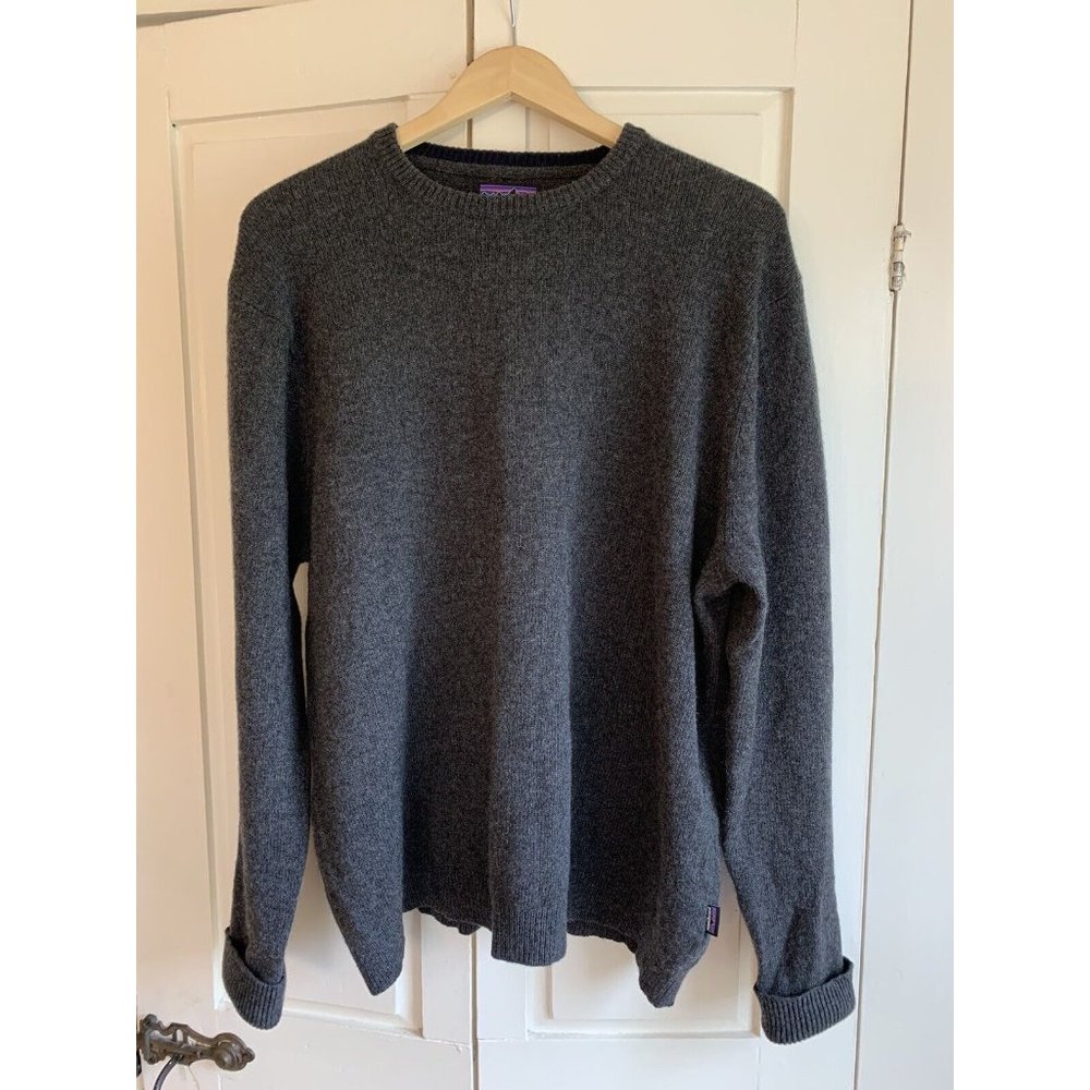 Patagonia Recycled Cashmere Crewneck Sweater Men's Large Coastal Prep Gorpcore